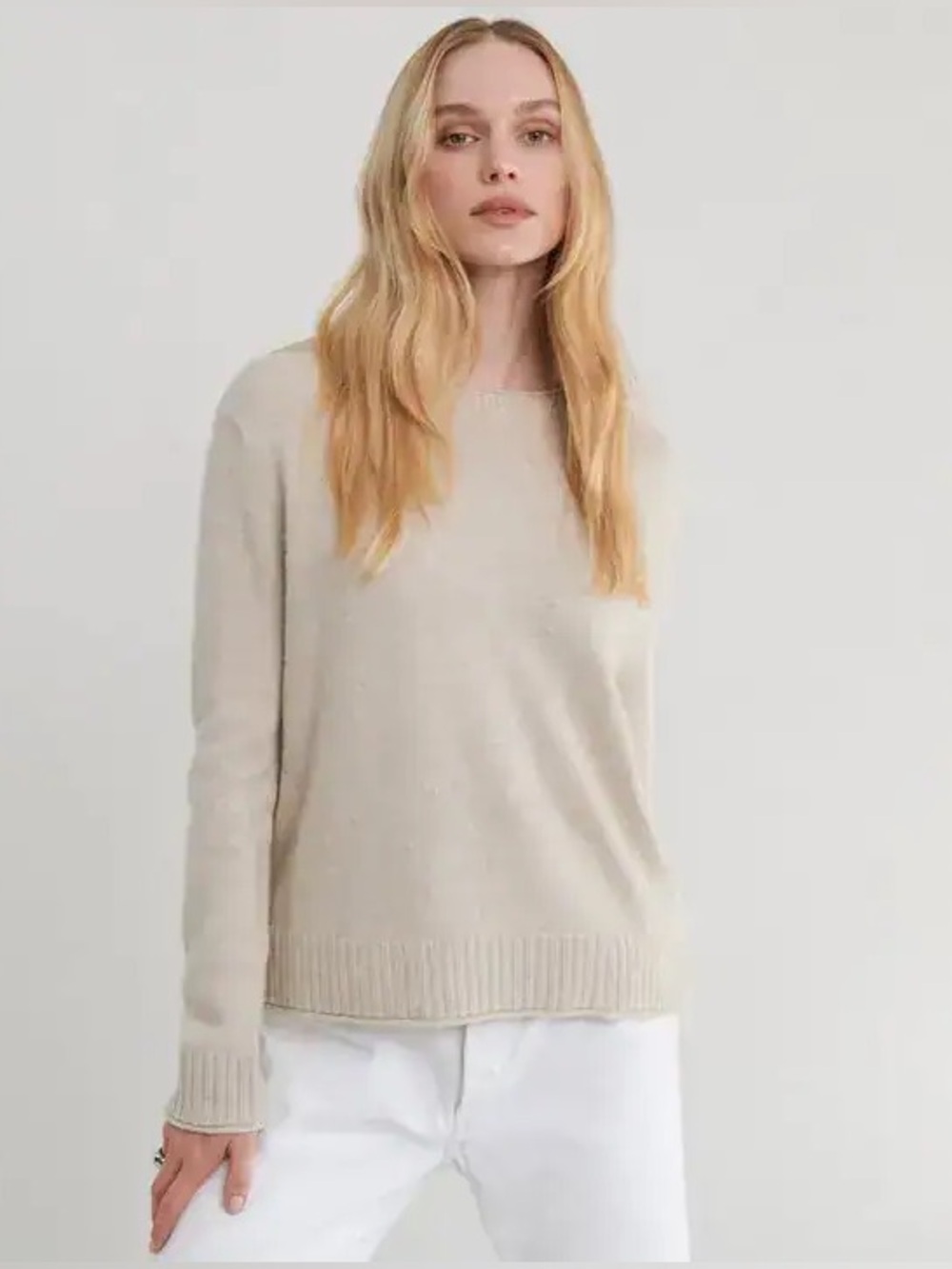 Jenni Kayne Everyday Sweater Oatmeal size Small